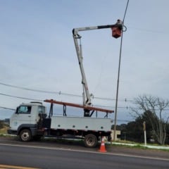 Iluminação pública na BR-470 é restabelecida após rompimento de cabos em Veranópolis