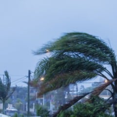 O ciclone extratropical vai se formar a partir do centro de baixa pressão, que atua neste domingo (27), sobre o Rio Grande do Sul. (Foto: Depositphotos)