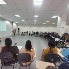 Comissão Intersetorial liderada pela SMED constrói protocolo de paz e segurança nas escolas. Foto: Cristiane Barcelos/Divulgação.