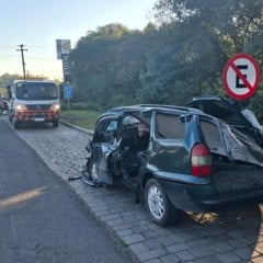 Grave colisão na ERS-122 deixa quatro feridos em Caxias do Sul