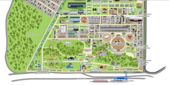 Expointer Mapa interativo