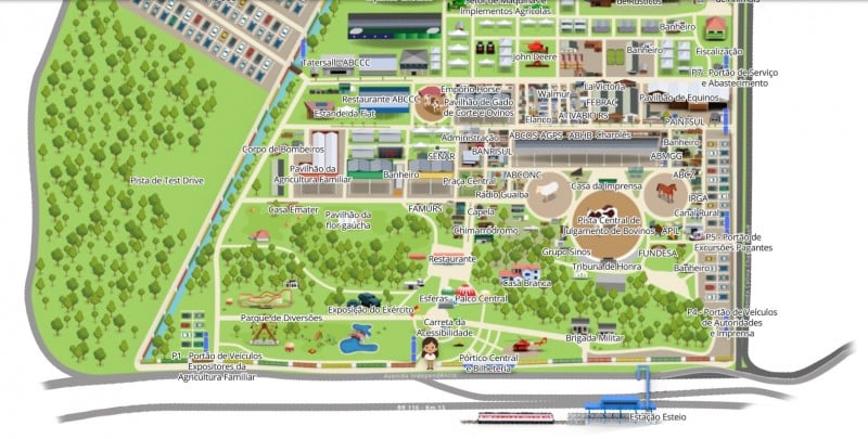 Expointer Mapa interativo