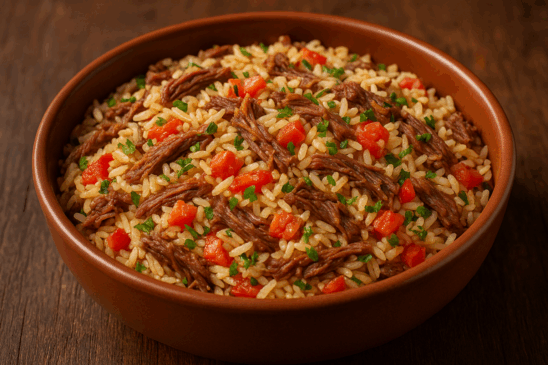 Cozinha Viva: Arroz de carne seca