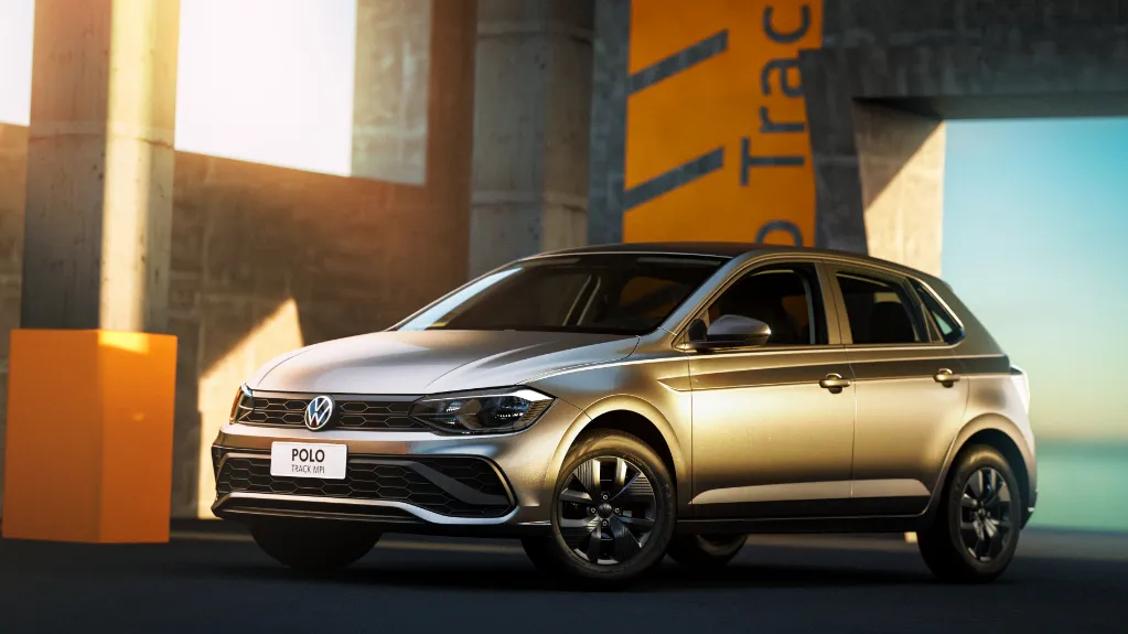 6 carros mais baratos do Brasil em agosto -VW Polo Track - Foto Divulgação