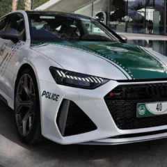 Audi RS7 Performance - Foto - Divulgação da Polícia de Dubai