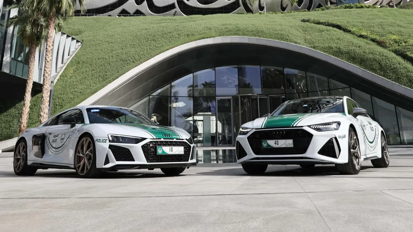 Audi RS7 Performance - Foto - Divulgação da Polícia de Dubai