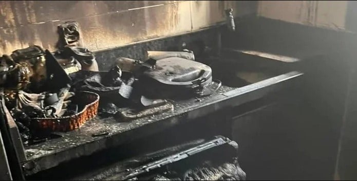 José Rudel D’Ávila Pinto morreu após incêndio em Passo Fundo. Foto: Corpo de Bombeiros / Reprodução Correio do Povo.