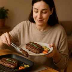 Carne magra grelhada com alecrim ajuda a reduzir inflamações no corpo