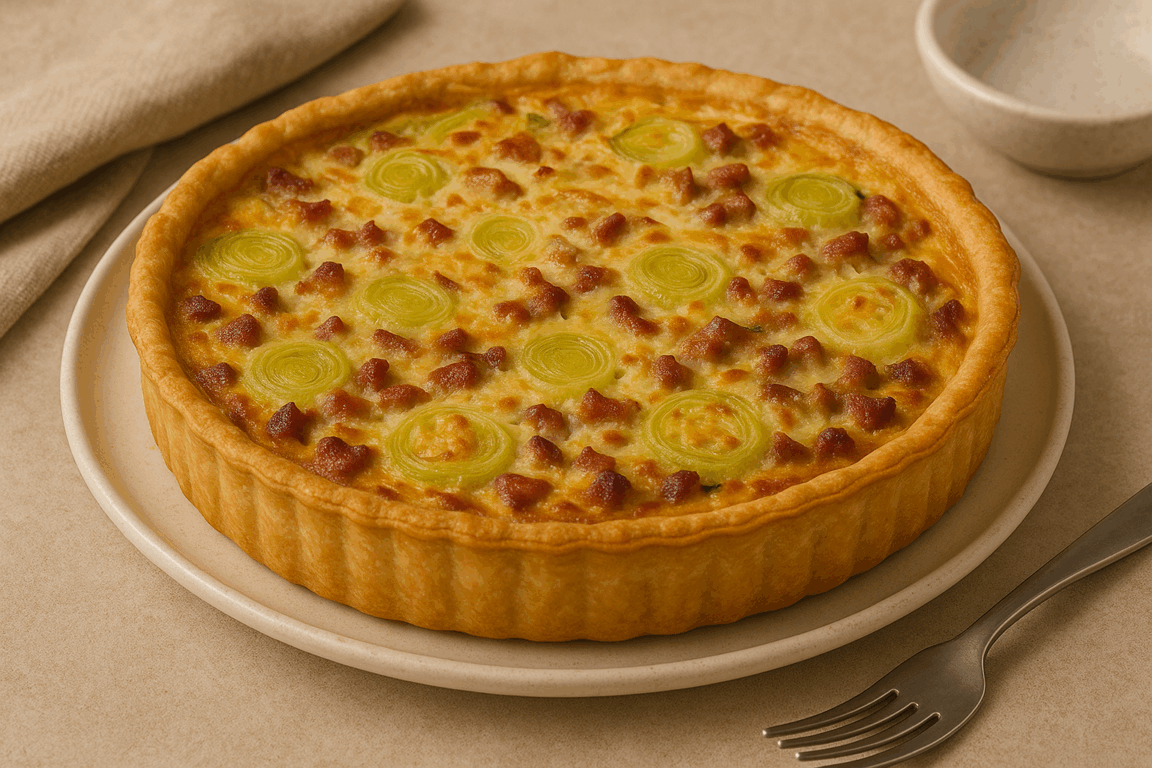 Cozinha Viva: Quiche de alho poró