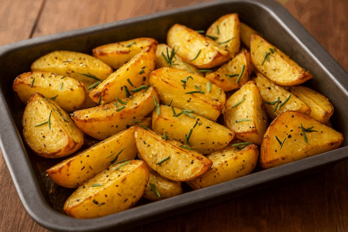 Cozinha Viva: Batata rústica com alecrim