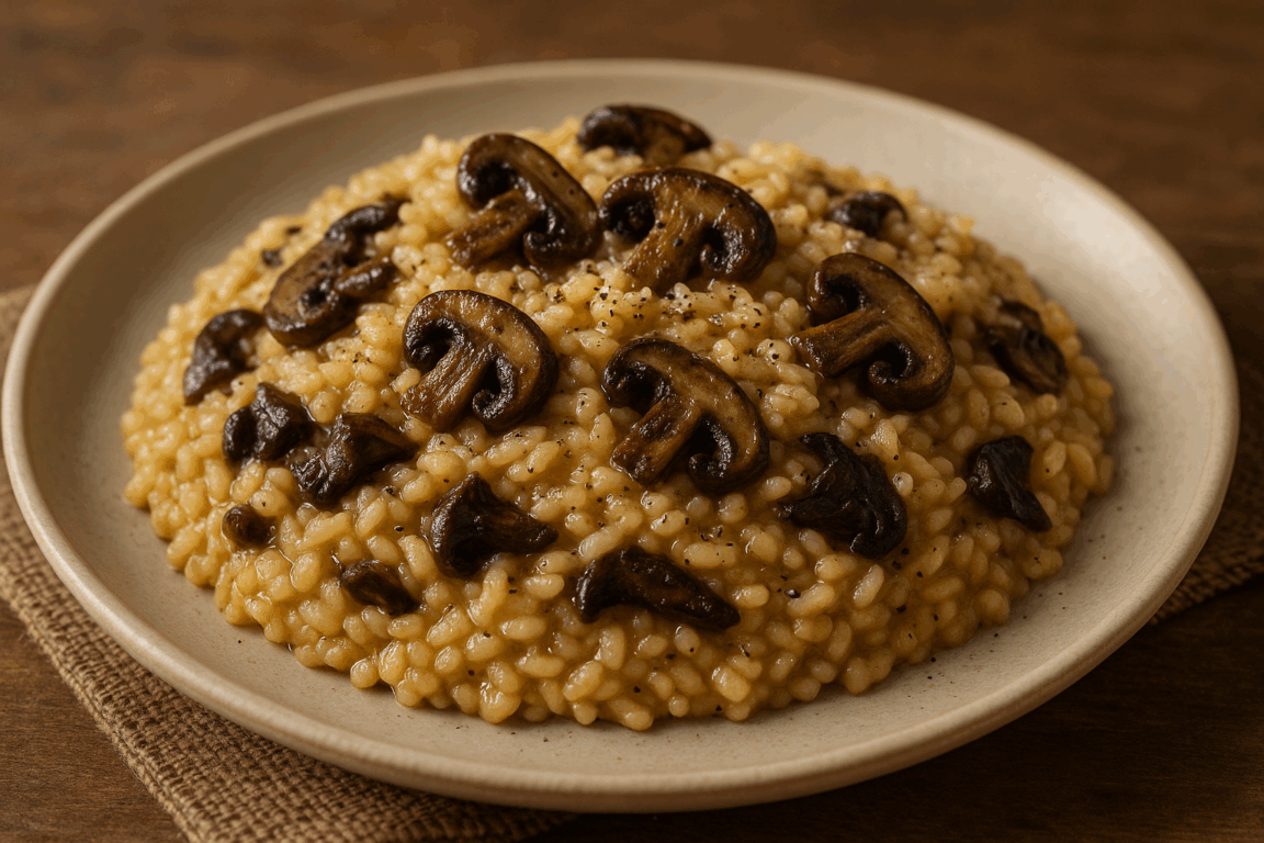 Cozinha Viva: Risoto de Funghi