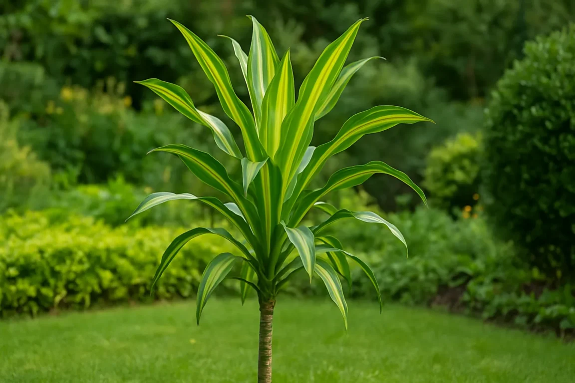 Comprei uma dracena por impulso… e ela virou a rainha do meu banheiro