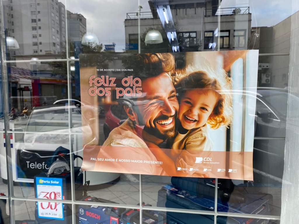 Dia dos Pais impulsiona otimismo do comércio em Bento Gonçalves