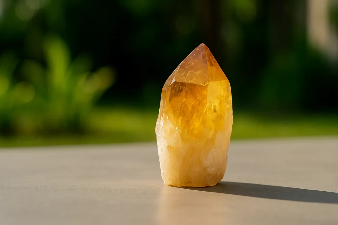 Cristal citrino energia de prosperidade e vitalidade ao seu alcance