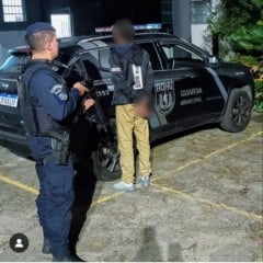 Guarda Municipal de Caxias do Sul auxilia agentes de Florianópolis na prisão de homem foragido desde 2021
