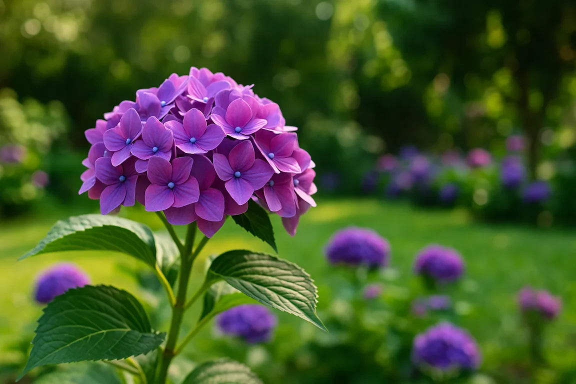Flor-de-são-miguel explosão de cores no jardim de primavera