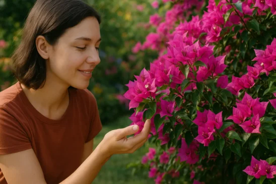 Flor-de-são-miguel explosão de cores no jardim de primavera
