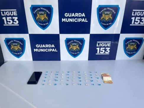 Guarda Municipal apreende adolescente por tráfico de drogas em Caxias do Sul