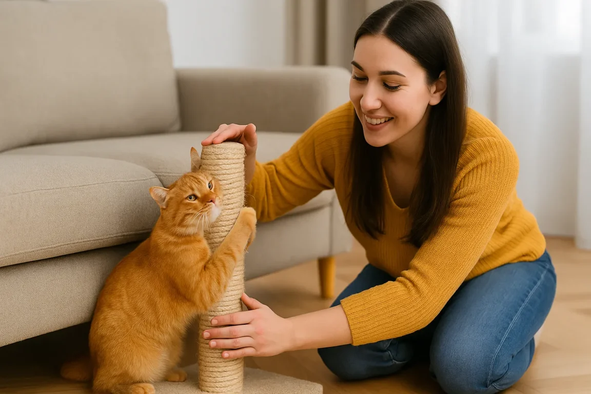 Gato arranha os móveis Veja como redirecionar esse comportamento sem brigar