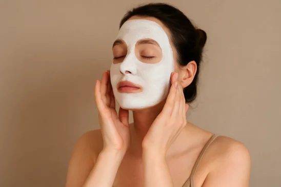 Máscara facial com argila branca acalma a pele e reduz vermelhidão