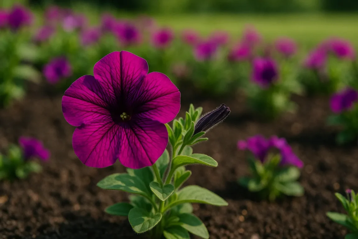 Petúnia floresce mais com sol pleno e adubo rico em fósforo