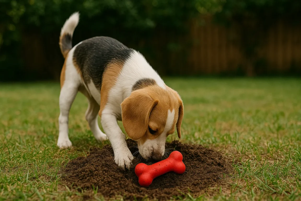 Por que cães enterram brinquedos Entenda o instinto por trás desse comportamento