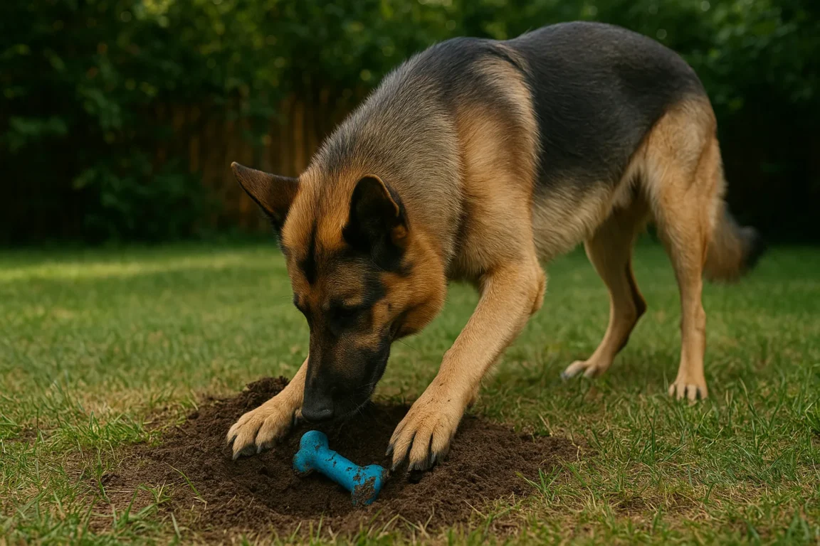 Por que cães enterram brinquedos Entenda o instinto por trás desse comportamento