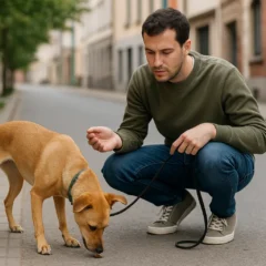 Por que seu pet come coisas do chão na rua