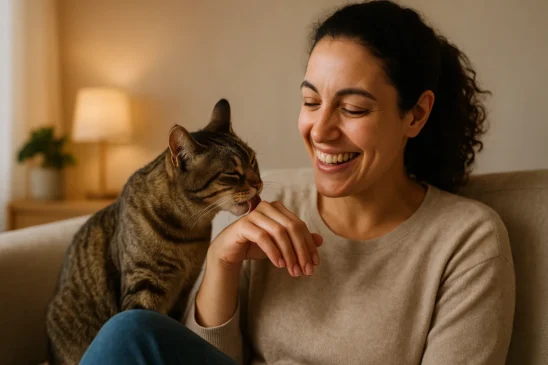 Seu gato te lambe Descubra o que esse gesto realmente significa