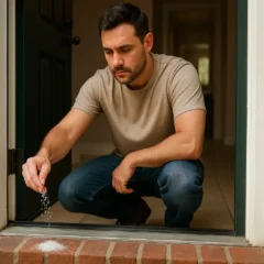 Simpatia para proteger a casa com três punhados de sal grosso na porta de entrada