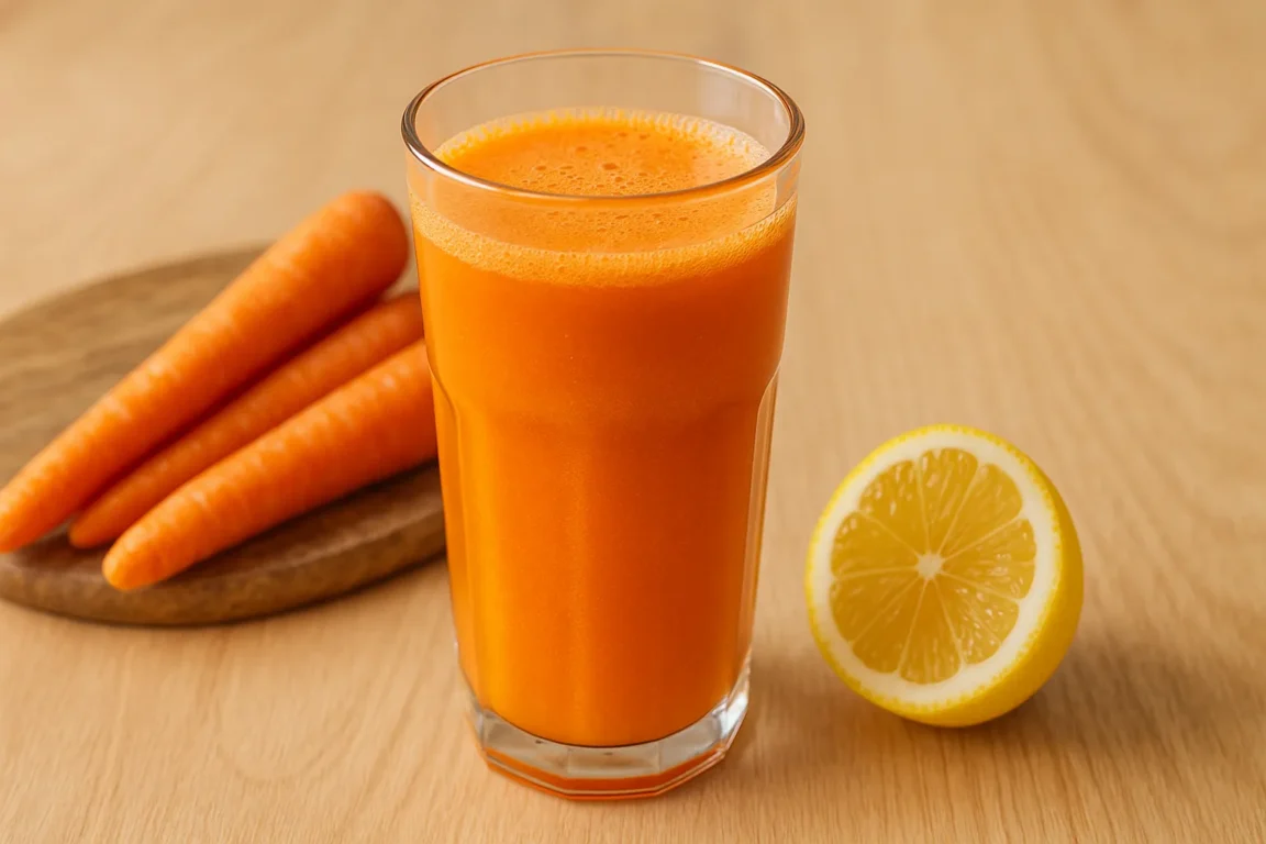 Suco de cenoura com limão melhora a pele e turbina o sistema imune