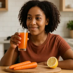 Suco de cenoura com limão melhora a pele e turbina o sistema imune