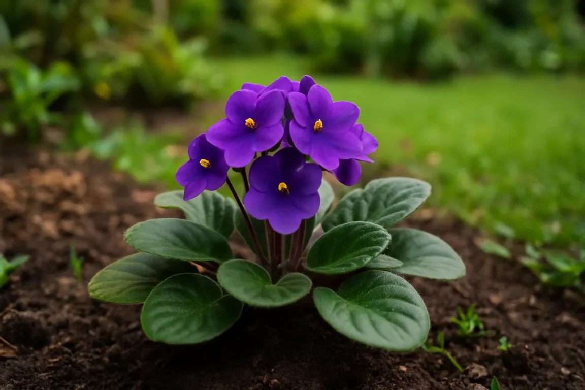 Violeta africana floresce o ano inteiro se seguir este ciclo de rega