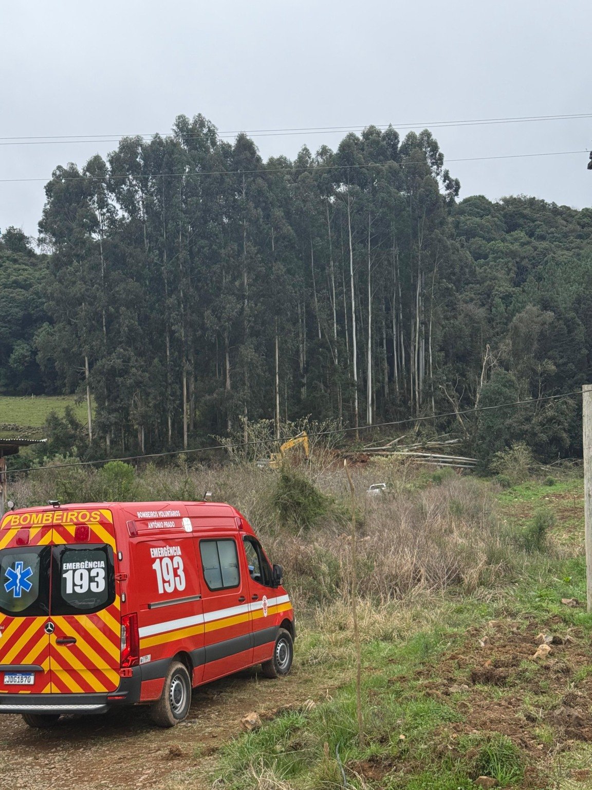 Foto: Bombeiros Voluntários de Antônio Prado / Reprodução