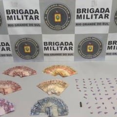Brigada Militar prende homem por tráfico de drogas no bairro Santa Fé, em Caxias do Sul