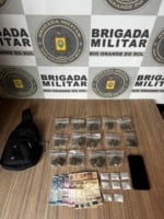 Brigada Militar prende dois homens por tráfico de drogas em Bento Gonçalves