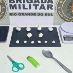 Paraguaio é preso com cocaína durante operação da Brigada Militar em Serafina Corrêa