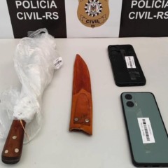 Homem ataca esposa com faca em Nova Prata e foge