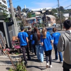 Jovens do SENAC realizam diagnóstico socioeconômico no Bairro Pomarosa, em Bento Gonçalves