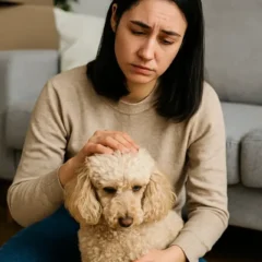 Poodle fica triste com mudanças na casa — veja como evitar