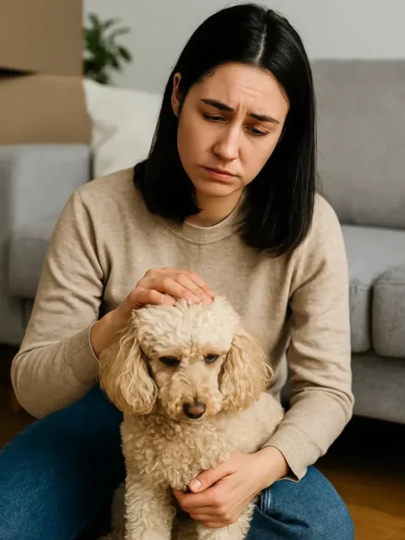 Poodle fica triste com mudanças na casa — veja como evitar
