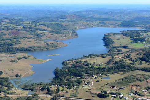 Barragem Marrecas. Caxias do Sul – RS. (2015). Foto: Andréia Copini/Reprodução Acervo: AHMJSA.