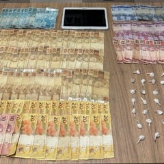 Homem é preso com cocaína e mais de R$ 6 mil em Bento Gonçalves