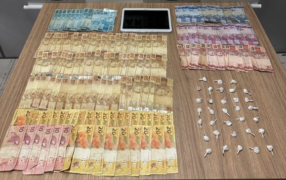 Homem é preso com cocaína e mais de R$ 6 mil em Bento Gonçalves