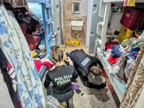 Ministério Público fiscaliza penitenciária após prisão de policial penal em Caxias do Sul