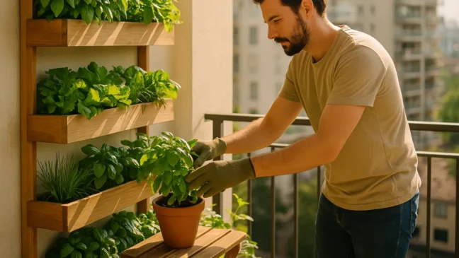 10 plantas ideais para sua horta vertical se transformar em uma usina de economia doméstica