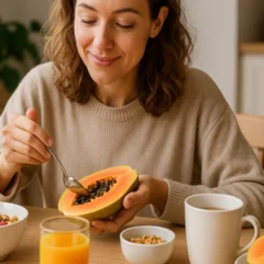 7 benefícios do mamão no café da manhã que podem limpar o fígado e acelerar seu metabolismo
