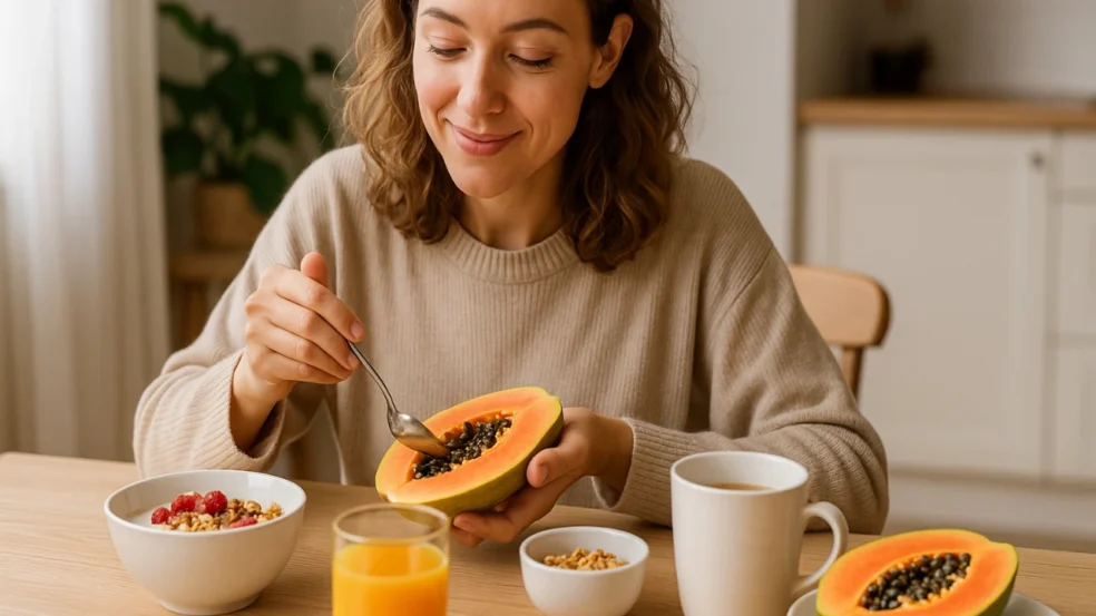 7 benefícios do mamão no café da manhã que podem limpar o fígado e acelerar seu metabolismo