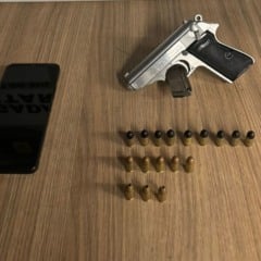 Homem é preso com pistola e munições em Veranópolis