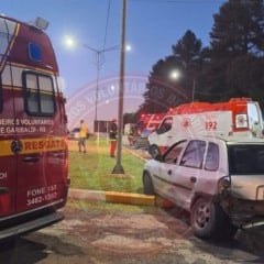 Quatro acidentes mobilizam Bombeiros Voluntários de Garibaldi em menos de uma hora
